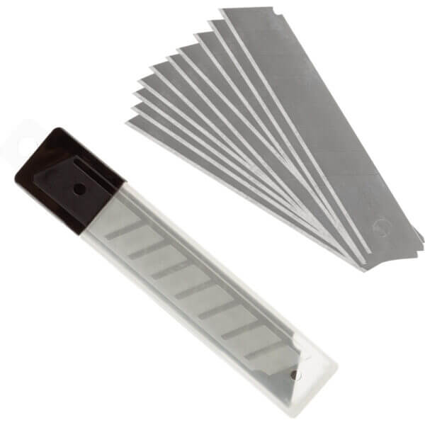 Запасное лезвие  для ножей 18мм 10шт/уп Attache толщина лезвия 0,38 мм пластиковый футляр