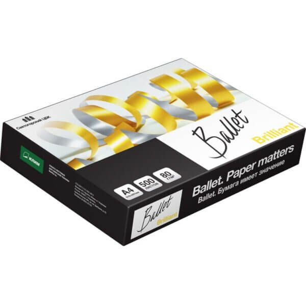 Бумага Ballet Brilliant (А4, марка А, 80 г/кв.м, 500 л)