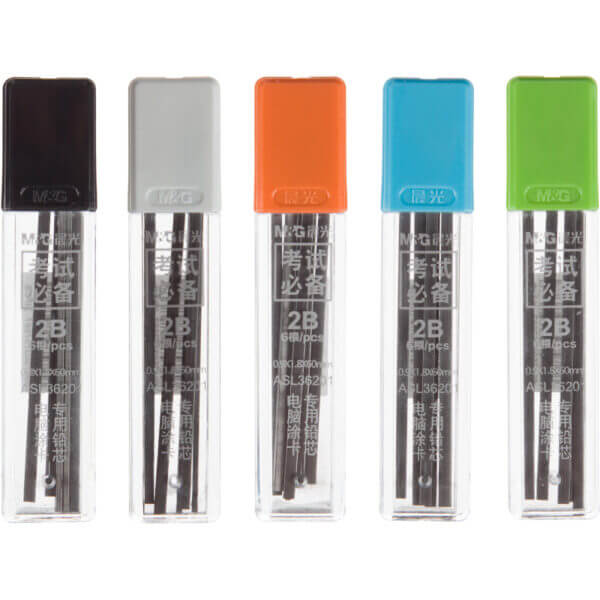 Стержень микрограф 2В 0,9х1,8мм 6шт/уп