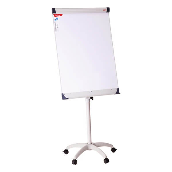 Флипчарт 70х100 на роликах Berlingo Premium передвижной, регулировка по высоте, полочка
