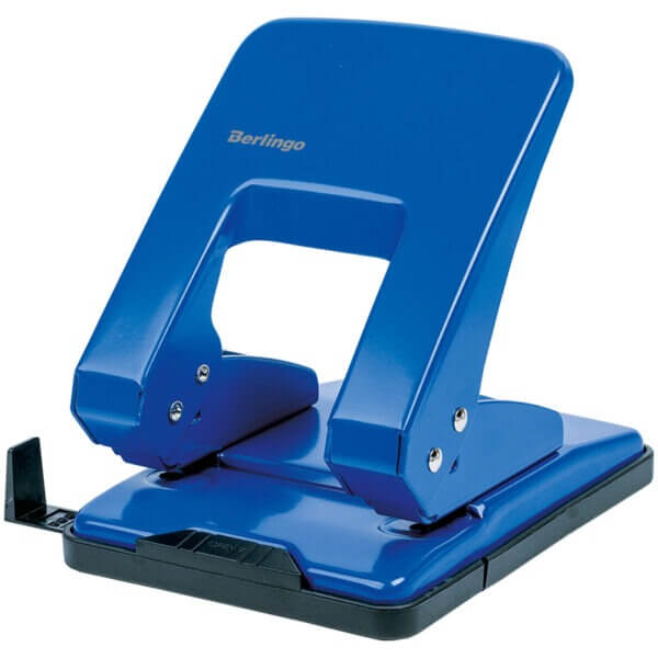 Дырокол  до 40л Berlingo Universal 40л металлический, синий
