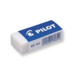 Ластик PILOT EE101 42х19х12мм  винил карт держатель,белый, Япония