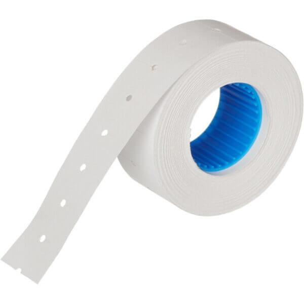 Этикет лента 21,5х12 белая прямая 1000 шт/рул