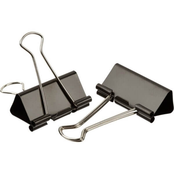 Зажим д/бумаги 51мм черные ATTACHE  12шт/уп