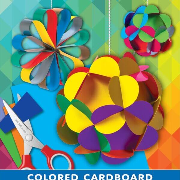 Картон цветной А4 двусторонний 10л 20цв мелованный Erich Krause