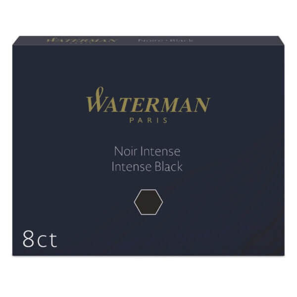 Картридж для перьевой ручки WATERMAN черный 8шт/уп