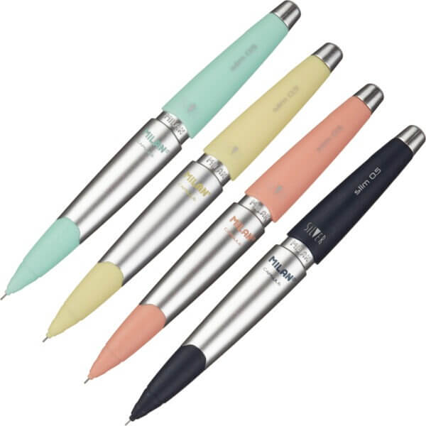 Карандаш механический 0.5мм MILAN Capsule Silver корпус в ассортименте