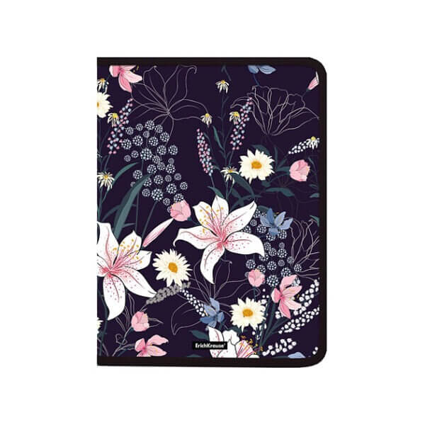 Папка на молнии A4+ ErichKrause Lily, пластик (в пакете по 4 шт.) ***