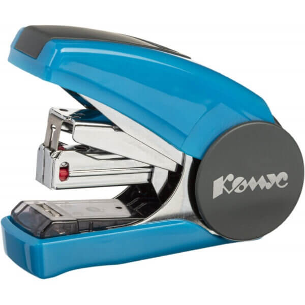 Степлер №10 до 17л Комус Light-Force синий энергосберегающий,антистеплер
