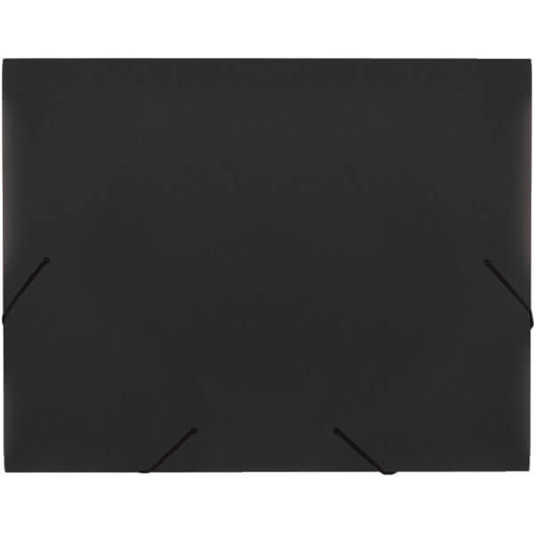 Папка на резинке А4 АТТАСНЕ F315/07 черная 34481 толщиной 0,7 мм