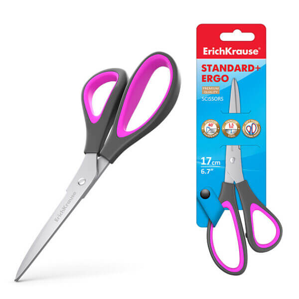 Ножницы 17см ErichKrause EasyCut+ Ergo
