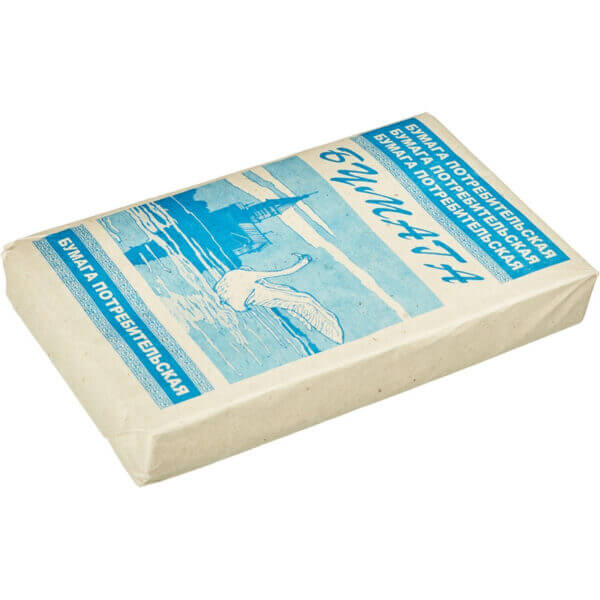 Бумага писчая КОНДОПОГА А4  45 г/кв.м, белизна 61 % ISO, 500л (газетная)