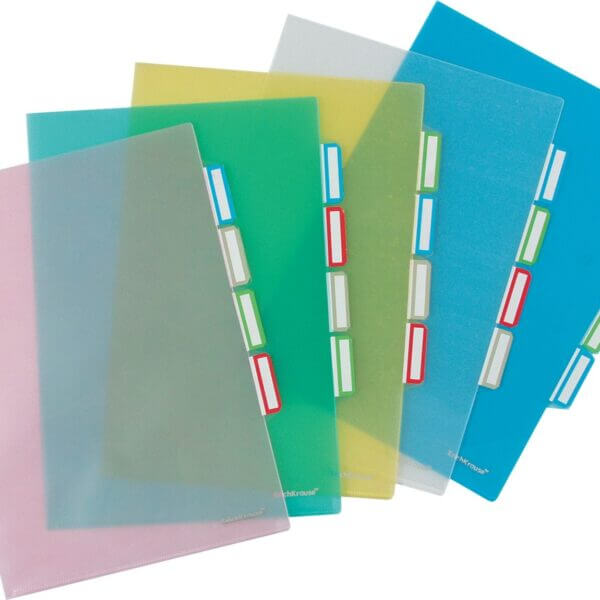 Папка уголок А4  3 отделения, 180 мкм ,"4L-File"