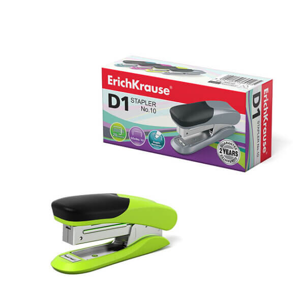 Степлер до  20 листов №10 ErichKrause D1ассорти