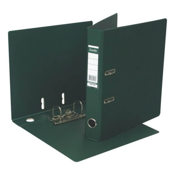 Папка с арочным механизмом BANTEX  50мм 1451-04 зеленая