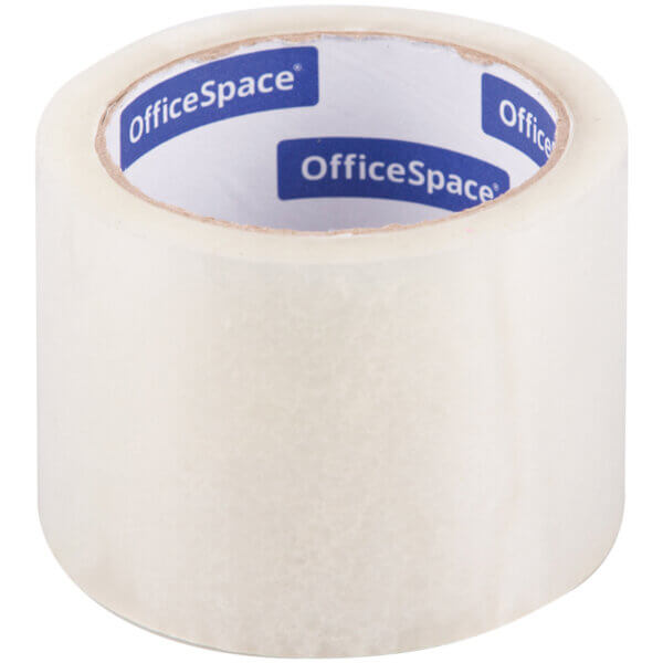 Скотч  72мм х 66м 40мкм прозрачный, OfficeSpace
