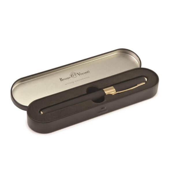 Ручка шариковая синяя 0.5мм Bruno Visconti MONACO корпус ассорти + футляр