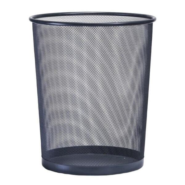 Корзина металл 10л круглая Luscanсетка черная