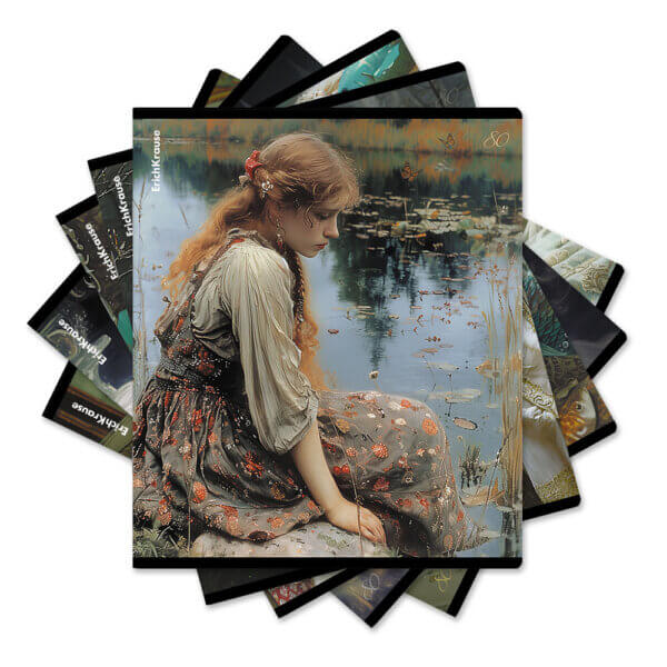 Тетрадь А5   80л клетка ErichKrause Russian Tales