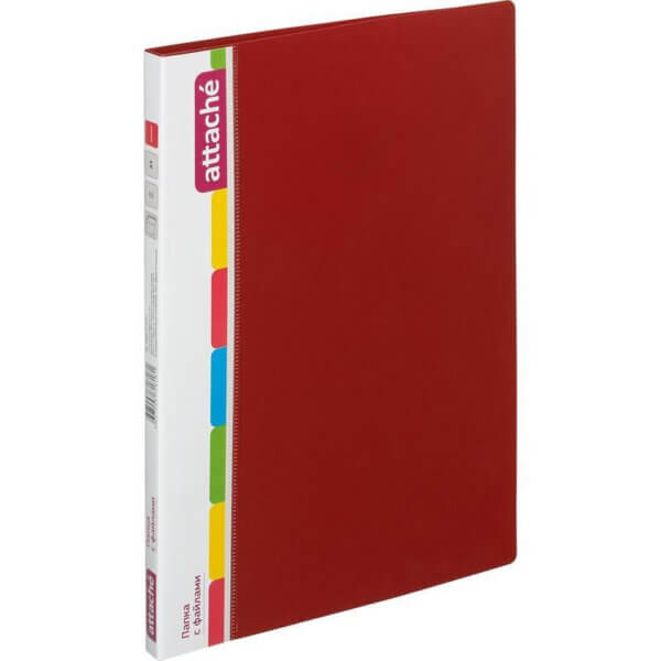 Папка файловая  40 вклад ATTACHE КТ-40/07 красная