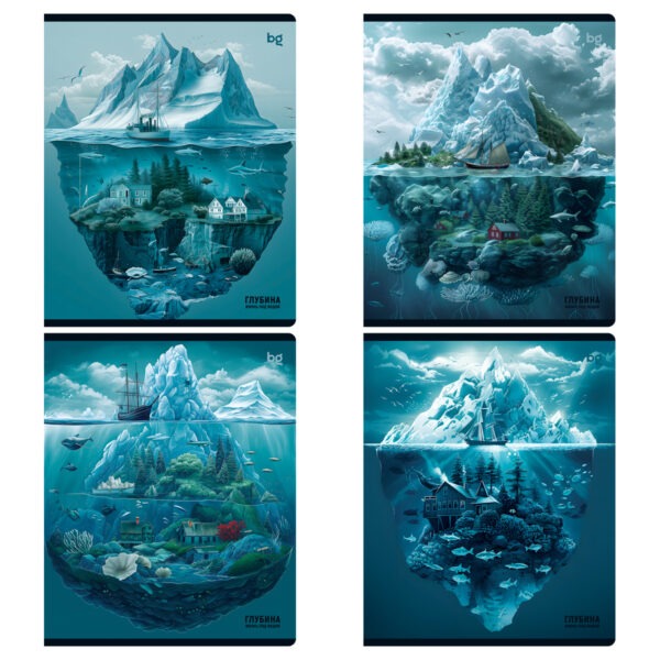 Тетрадь А5   48л клетка BG "Жизнь под водой"